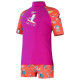 Speedo Βρεφικό σετ κολύμβησης Girls Digital Short Sleeve Rash Top Set